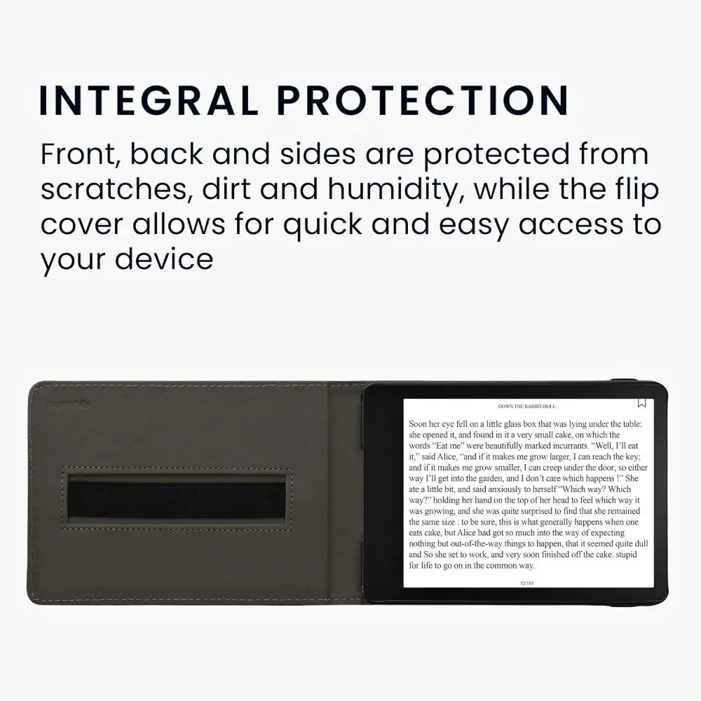 Puzdro KW Mobile - Case with Strap Stand - KW5626377 - pre Amazon Kindle Paperwhite 5 (2021) - tmavo ružové