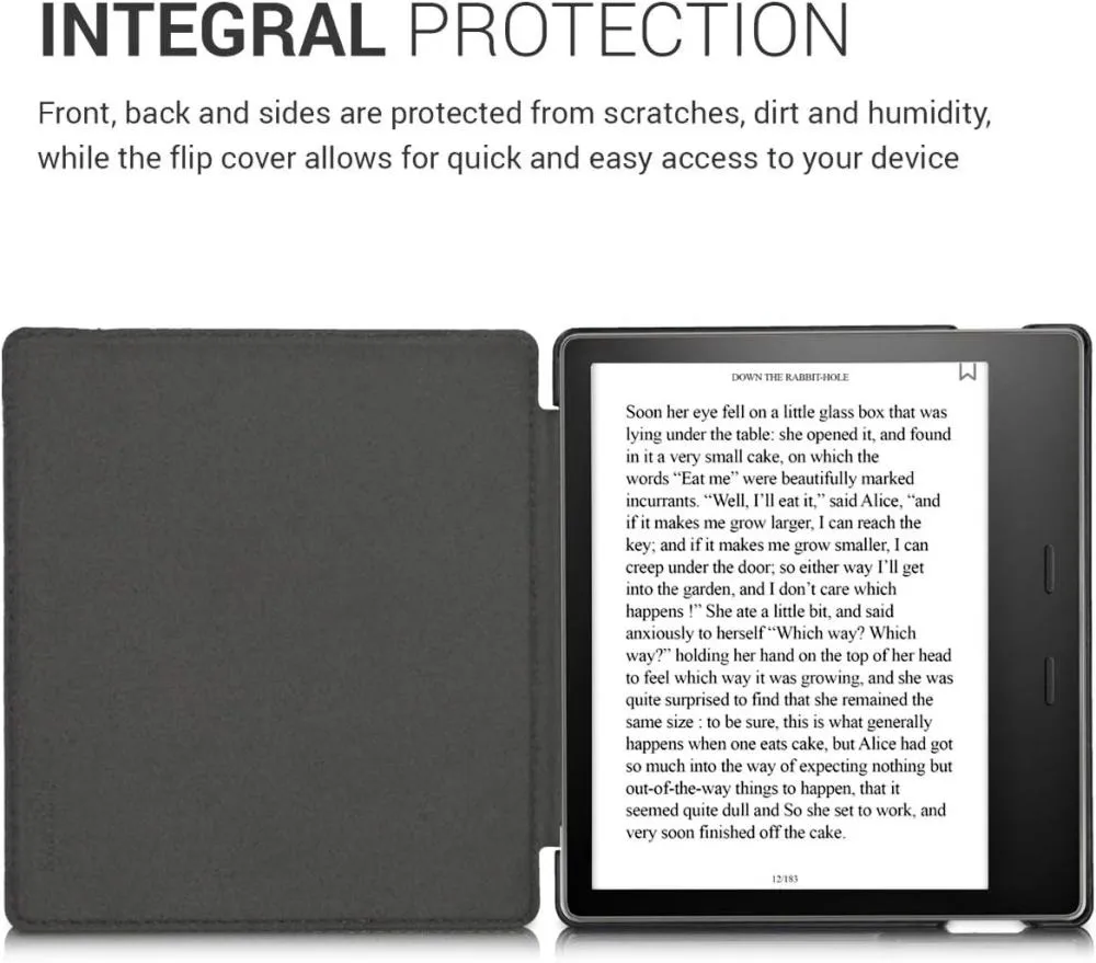 Puzdro KW Mobile Felt Fabric - KW5062301 - pre Amazon Kindle Oasis 2/3 - šedé