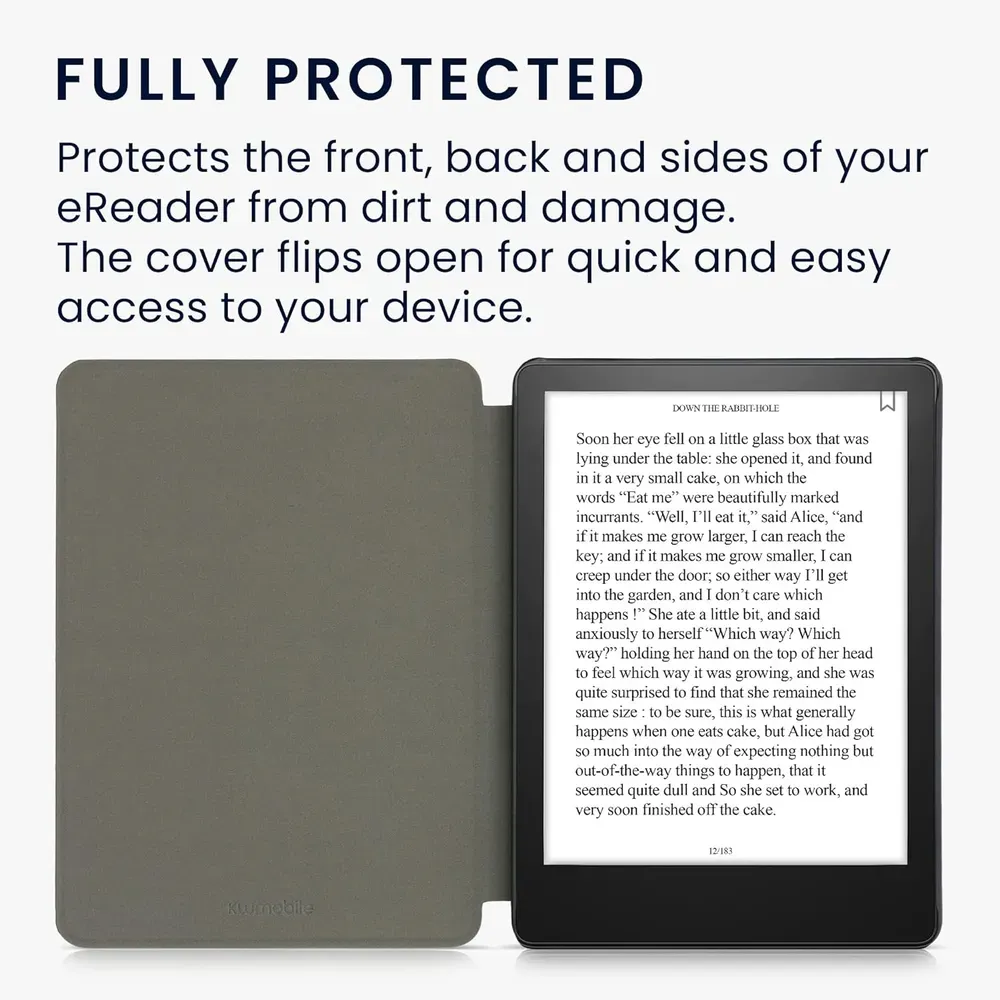 Puzdro KW Mobile Felt Fabric - KW5625925 - pre Amazon Kindle Paperwhite 5 (2021) - svetlo šedé