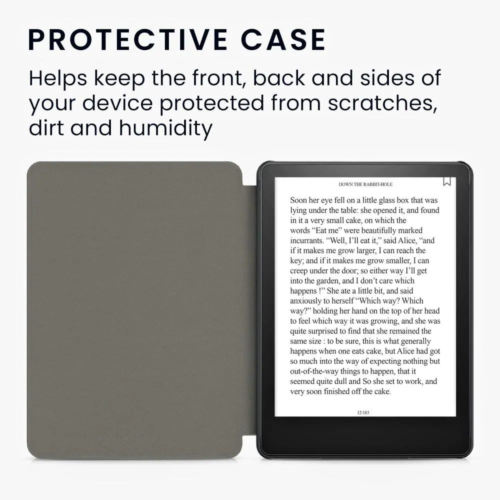 Puzdro KW Mobile - Flip Peach - KW57159138 - pre Amazon Kindle Paperwhite 5 (2021) - svetlo oranžové