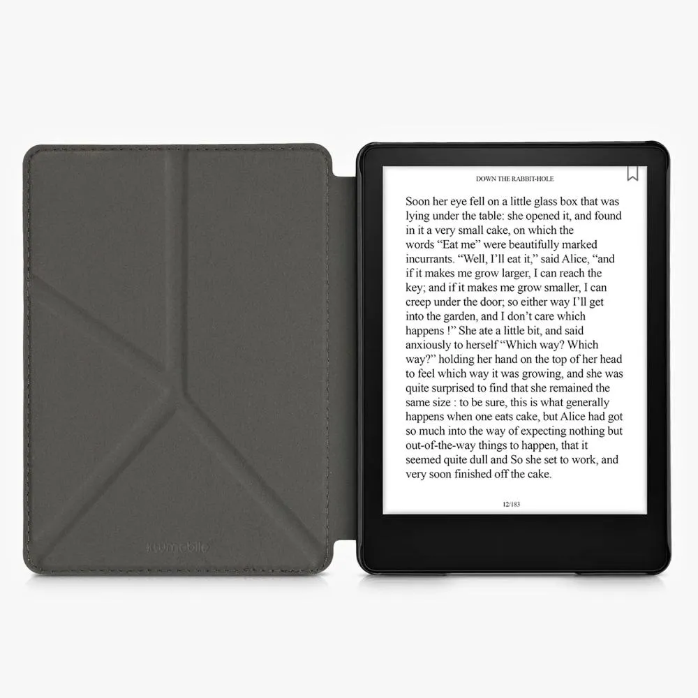 Puzdro KW Mobile - Origami Lavender Leather - KW57158108 - pre Amazon Kindle Paperwhite 5 (2021) - svetlo fialové