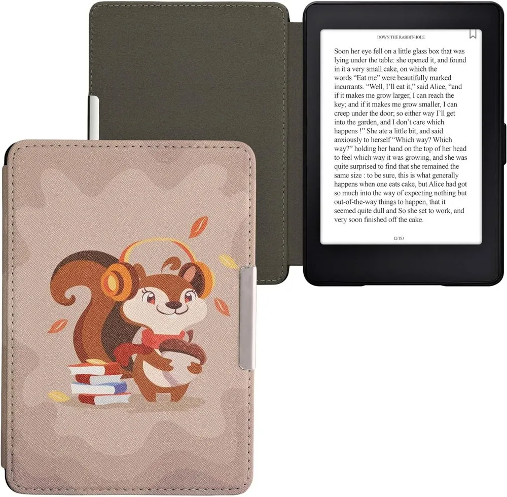 Puzdro KW Mobile - Cute Squirrel - KW2582453 - pre Amazon Kindle Paperwhite 1/2/3 - viacfarebné