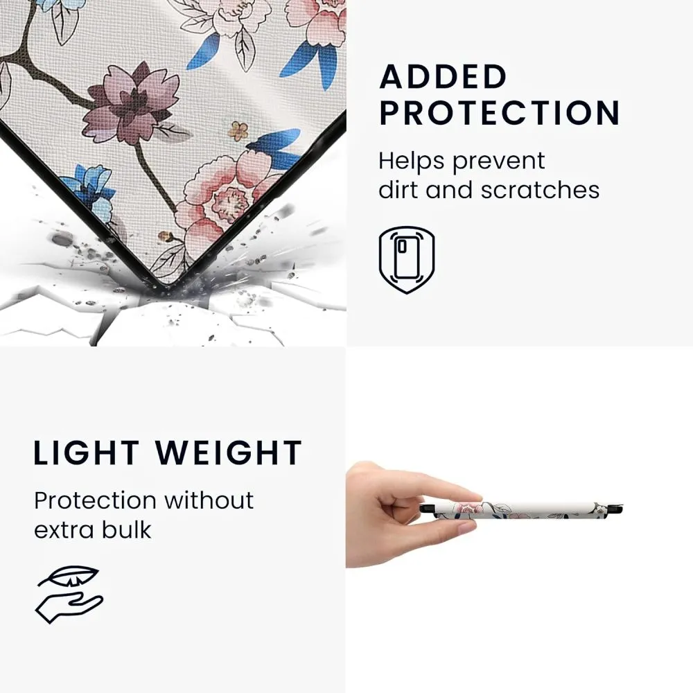 Puzdro KW Mobile - Flower Leaf - KW4941742 - pre Amazon Kindle Oasis 2/3 - viacfarebné
