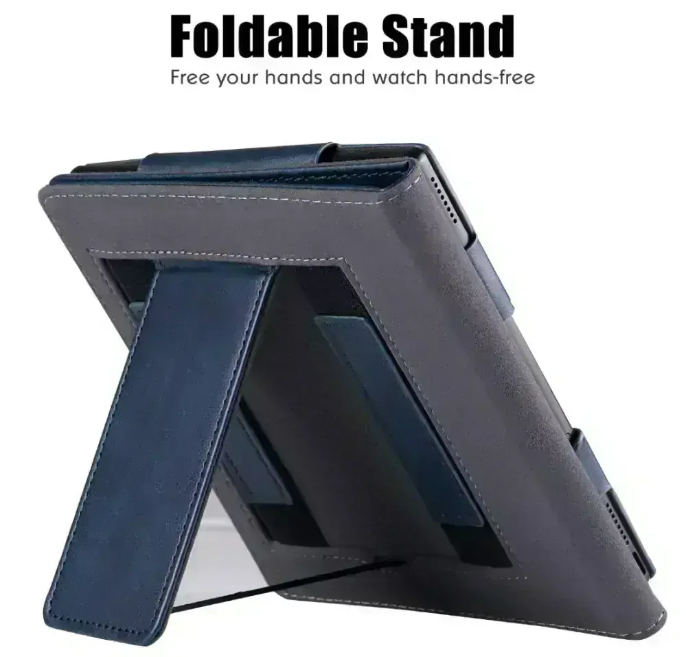 Fortress FT4003 - puzdro so stojanom pre Pocketbook 743 (G/C/K) - tmavo modré, magnet, AutoSleep
