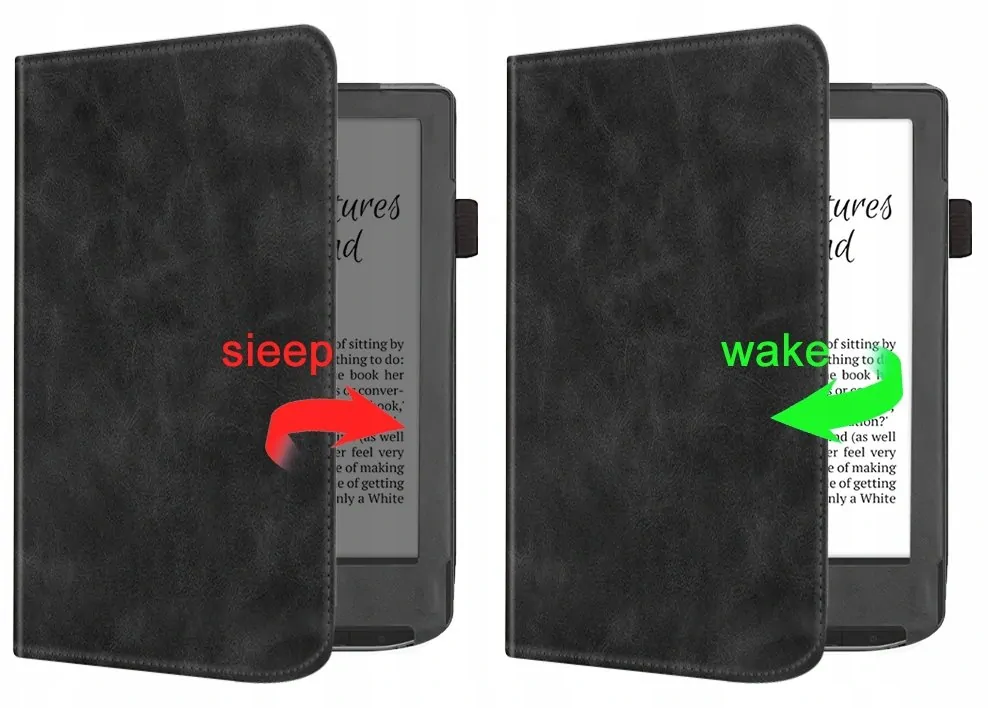 ARMORI Holder T045 - puzdro so stojanom pre Pocketbook 629/634 Verse (Pro) - čierne, magnet, AutoSleep