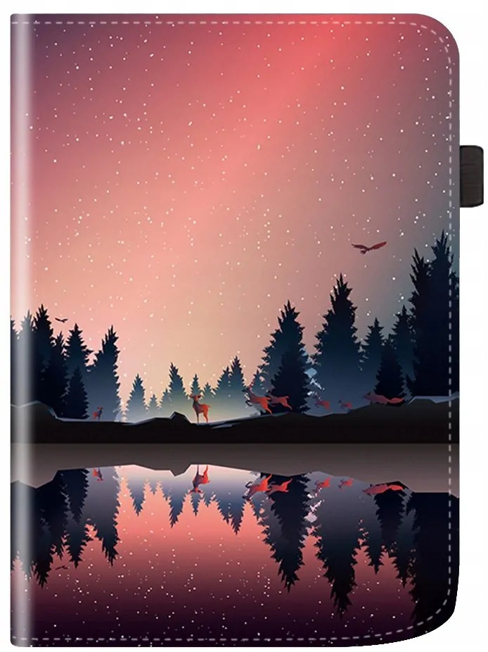 ARMORI Holder T049 - puzdro so stojanom pre Pocketbook 629/634 Verse (Pro) - motív Nightlake, magnet, AutoSleep