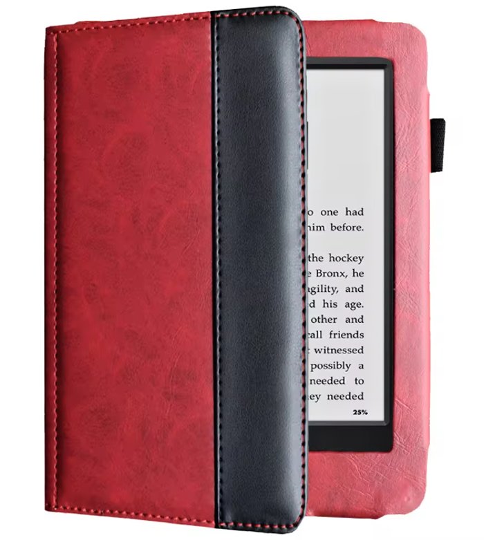Armori Cutter C086 - univerzálne púzdro pre čítačky Amazon Kindle - Red/Black - červená, čierna