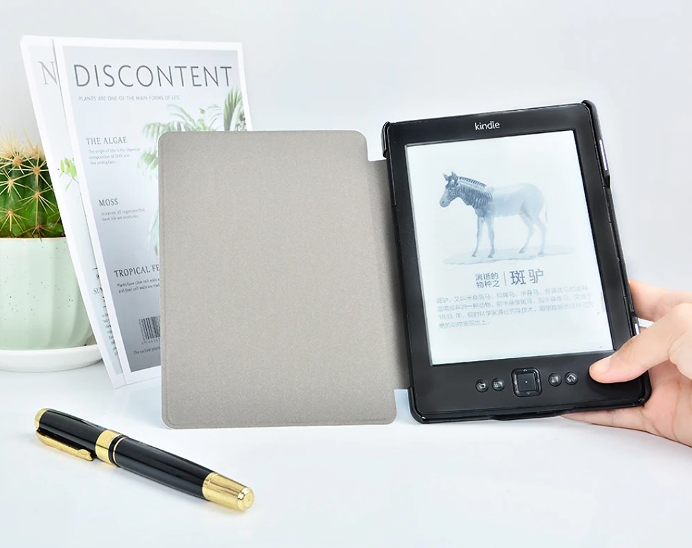 Armori Trimer T092, púzdro pre Amazon Kindle 4/5 - magnetické zatváranie, motív Gogh