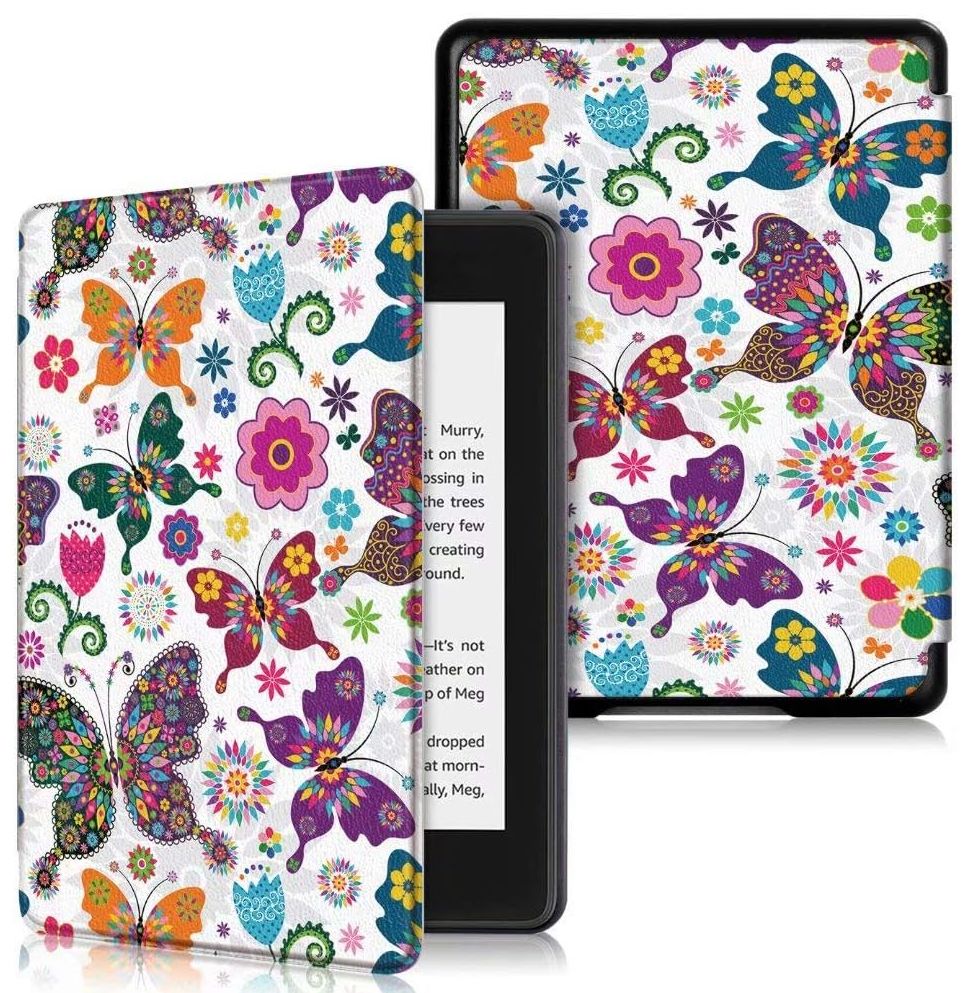 Armori Trimer T097, púzdro pre Amazon Kindle 4/5 - magnetické zatváranie, motív Butterfly
