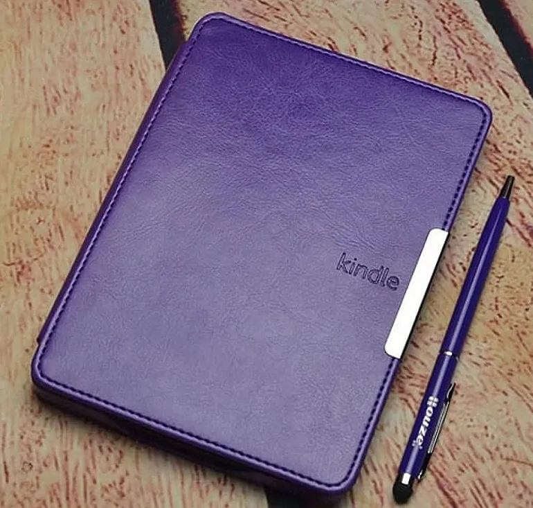 Premium Durable Lock PDL-106, obal na Amazon Kindle Paperwhite 1/2/3 - vrecko, fialový