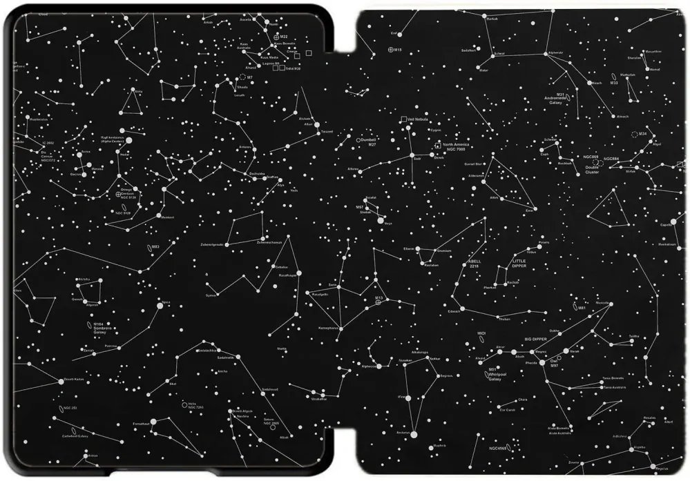 Armori Trimer T159, púzdro pre Amazon Kindle Oasis 2/3 - magnetické zatváranie, AutoSleep, motív Constellation