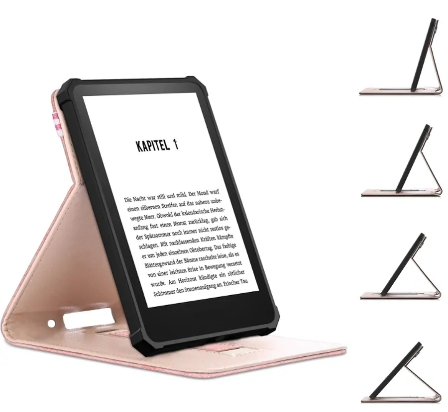 Armori Shelter H172 - puzdro so stojanom pre Amazon Kindle 2022 - svetlo ružové