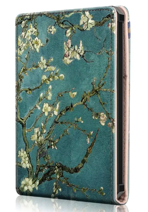 Armori Shelter H173 - púzdro so stojanom pre Amazon Kindle 2022 - motív Blue Garden