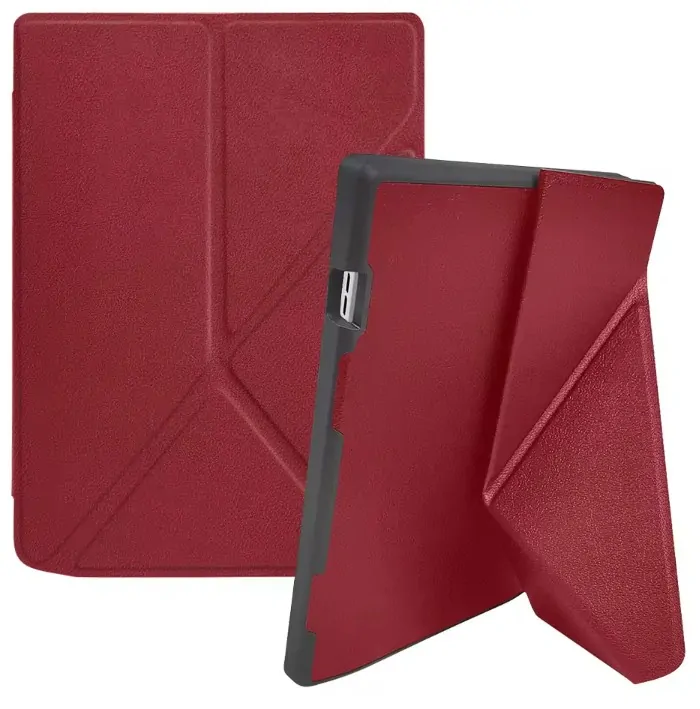 ARMORI STANDER S189, puzdro so stojanom Origami pre Pocketbook 743 G/C/K3 (InkPad4, Color 2, Color 3) - červené