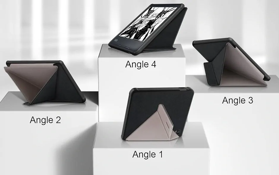 ARMORI STANDER S205, puzdro so stojanom Origami pre Pocketbook 700 Era - čierne
