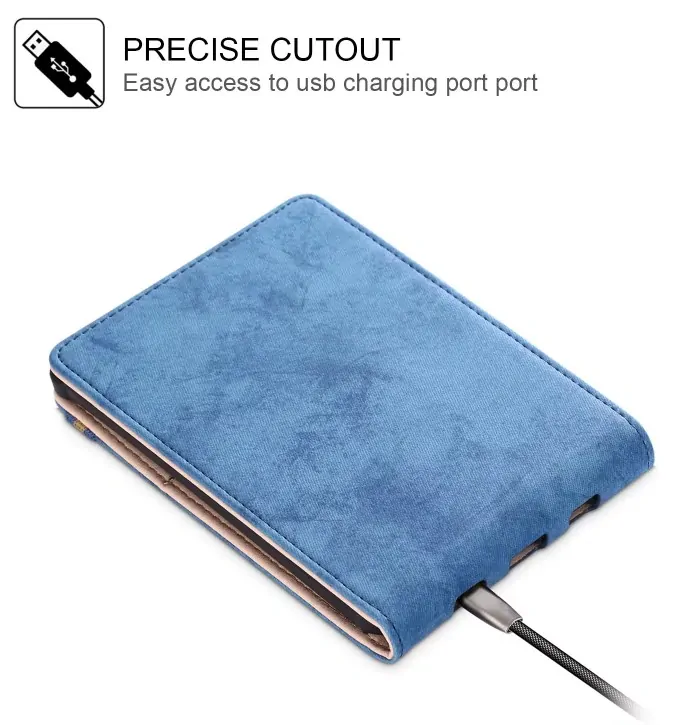 Armori Shelter H208 - puzdro so stojanom pre Pocketbook 616/617/618/627/628/632/633 - modré