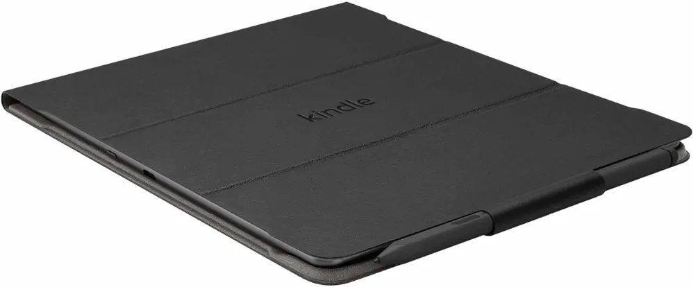 Originálne púzdro Amazon Kindle Scribe - KSLEBL, pravá koža, stojan, čierne
