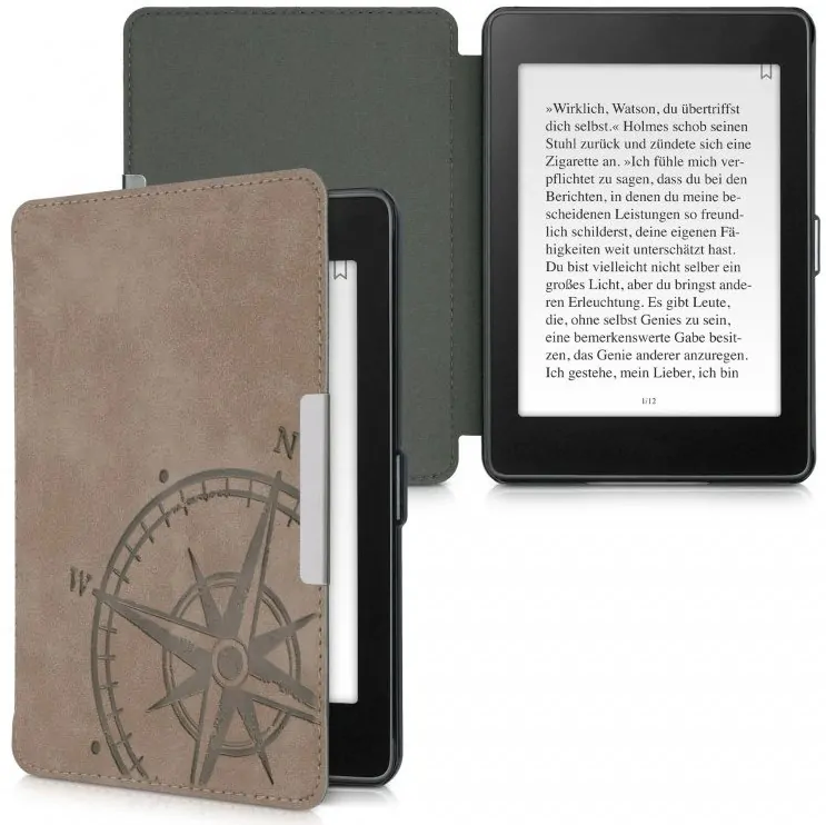 Puzdro KW Mobile - Navigational Compass - KW5492401 - pre Amazon Kindle Paperwhite 4 (2018) - hnedé
