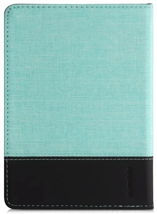 Púzdro KW Mobile - Leather And Canvas - KW5715771 - pre Amazon Kindle Paperwhite 5 (2021) - tyrkysové, čierne