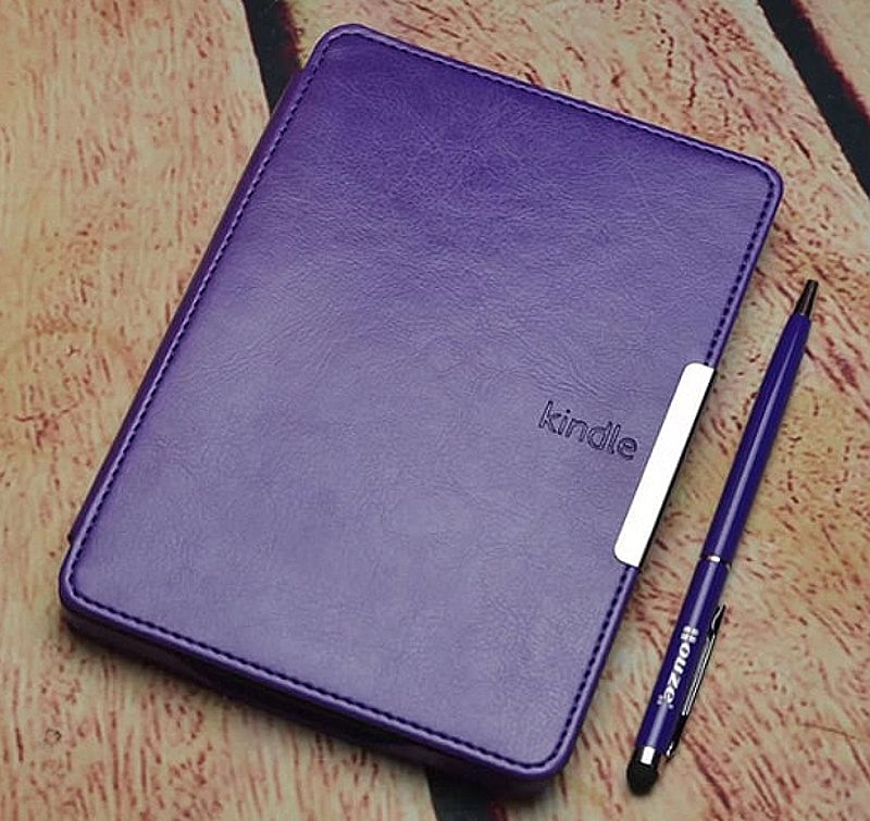 Puzdro Durable Lock K45-06 pre Amazon Kindle 4/5 - fialové