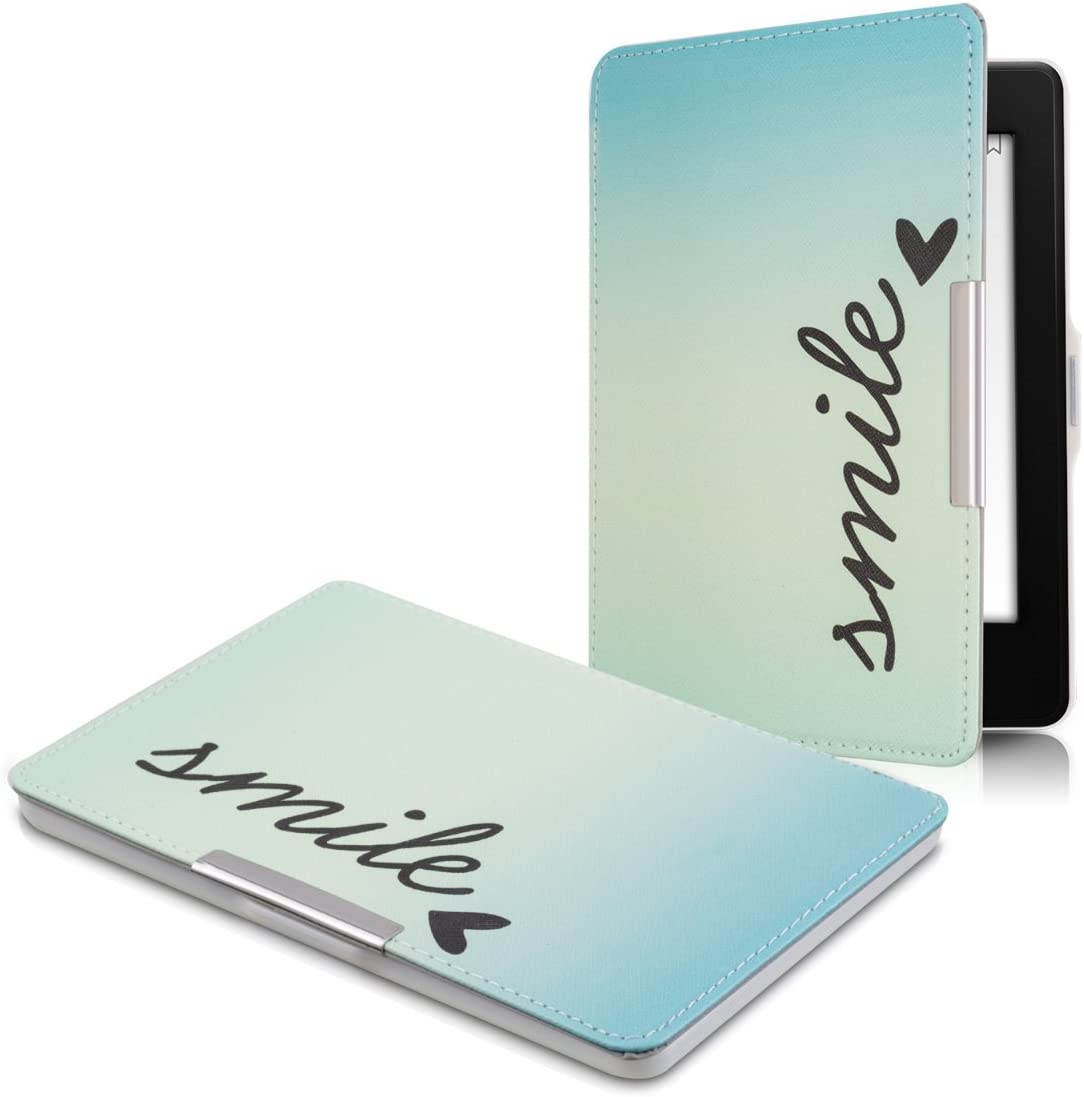 Puzdro KW Mobile - Smile - KW2811803 - pre Amazon Kindle Paperwhite 1/2/3 - tyrkysové