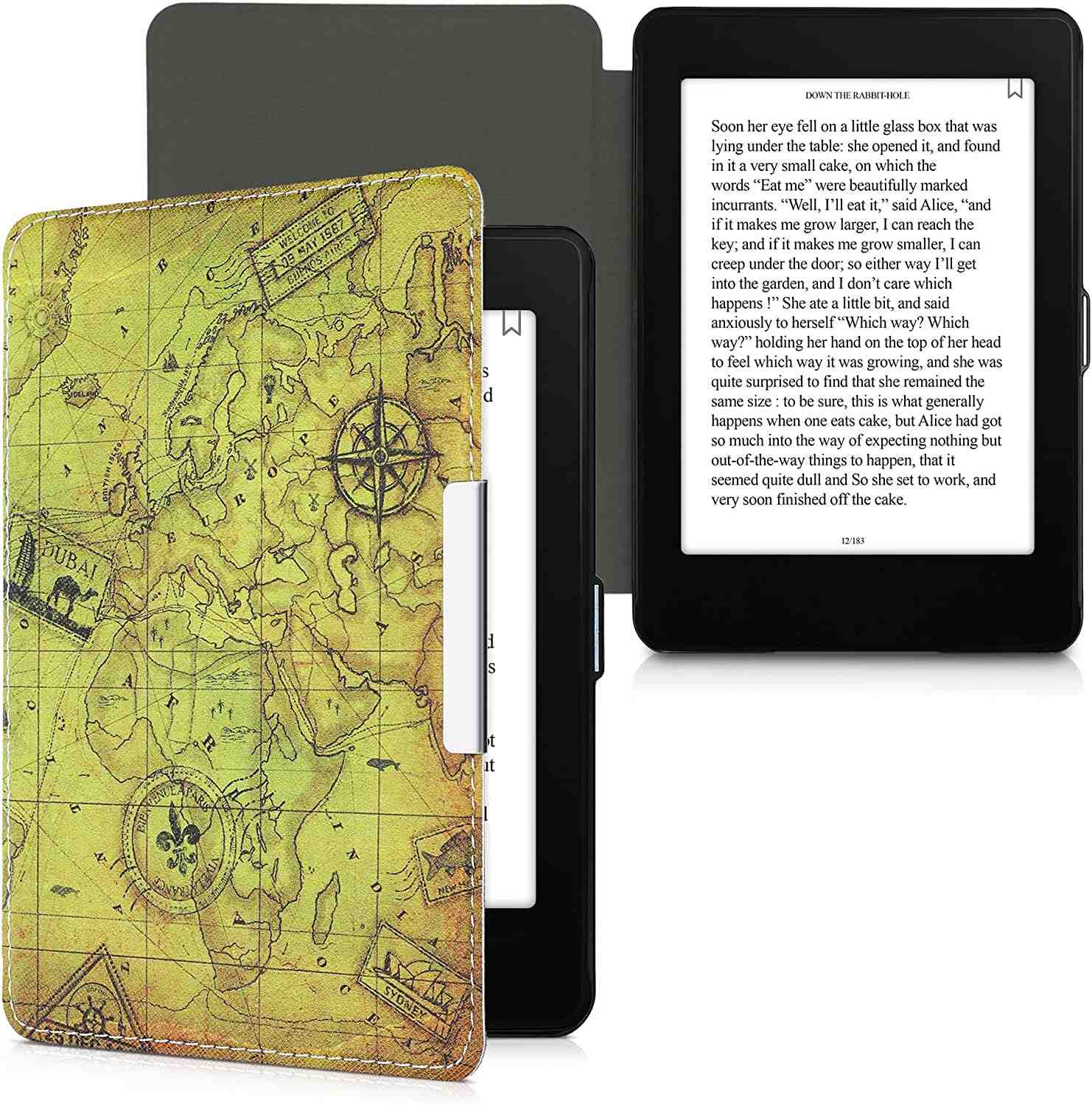Puzdro KW Mobile - Ancient World Map - KW4664456 - pre Amazon Kindle Paperwhite 4 (2018) - viacfarebné