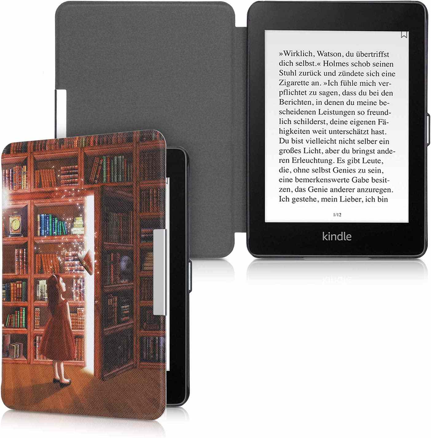 Puzdro KW Mobile - Magical Library - KW4664447 - pre Amazon Kindle Paperwhite 4 (2018) - viacfarebné
