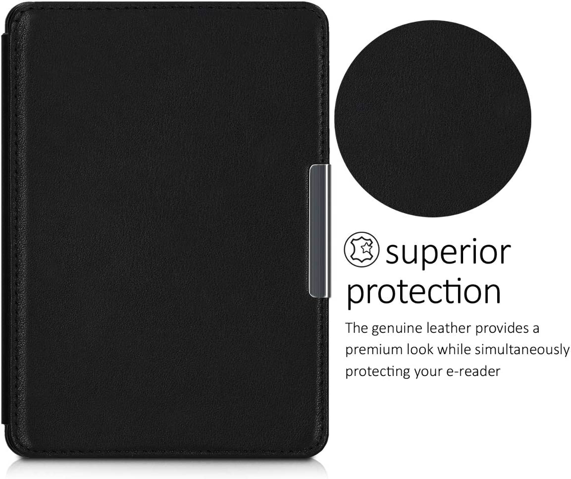 Puzdro KW Mobile (Kalibri) - Real Leather - KA4577901 - pre Amazon Kindle Paperwhite 1/2/3 - čierna koža