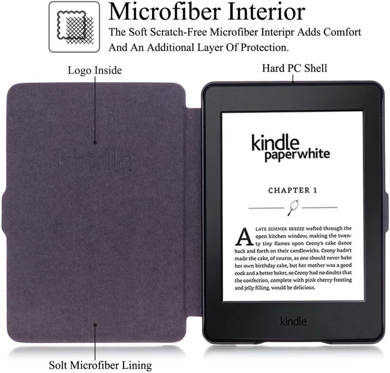 Obal Durable Lock na Kindle Paperwhite 1/2/3 - čierny