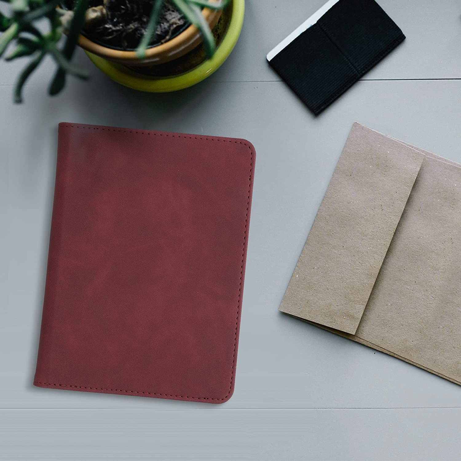 Puzdro KW Mobile - Nubuck Desert Red - KW5762020 - pre Amazon Kindle Paperwhite 1/2/3 - Dark Red