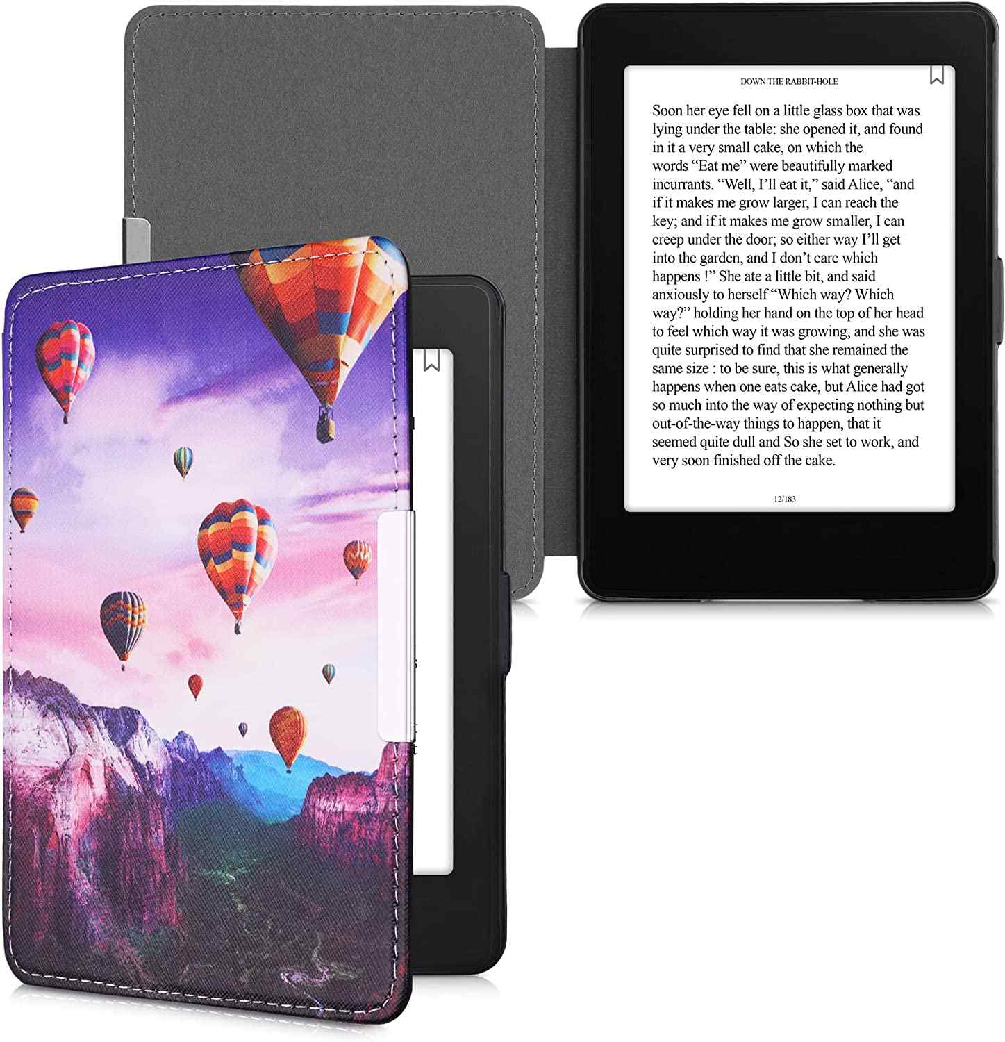 Puzdro KW Mobile - Hot Air Balloons - KW5719401 - pre Amazon Kindle Paperwhite 4 (2018) - viacfarebné