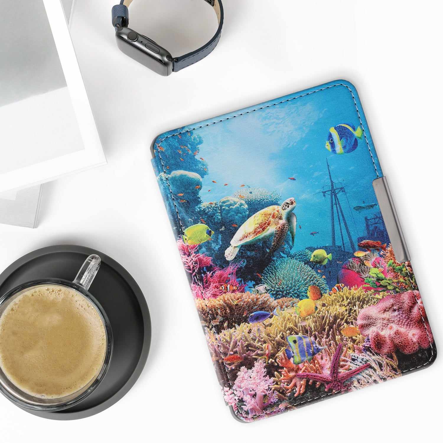 Puzdro KW Mobile - Underwater - KW5719402 - pre Amazon Kindle Paperwhite 4 (2018) - viacfarebné