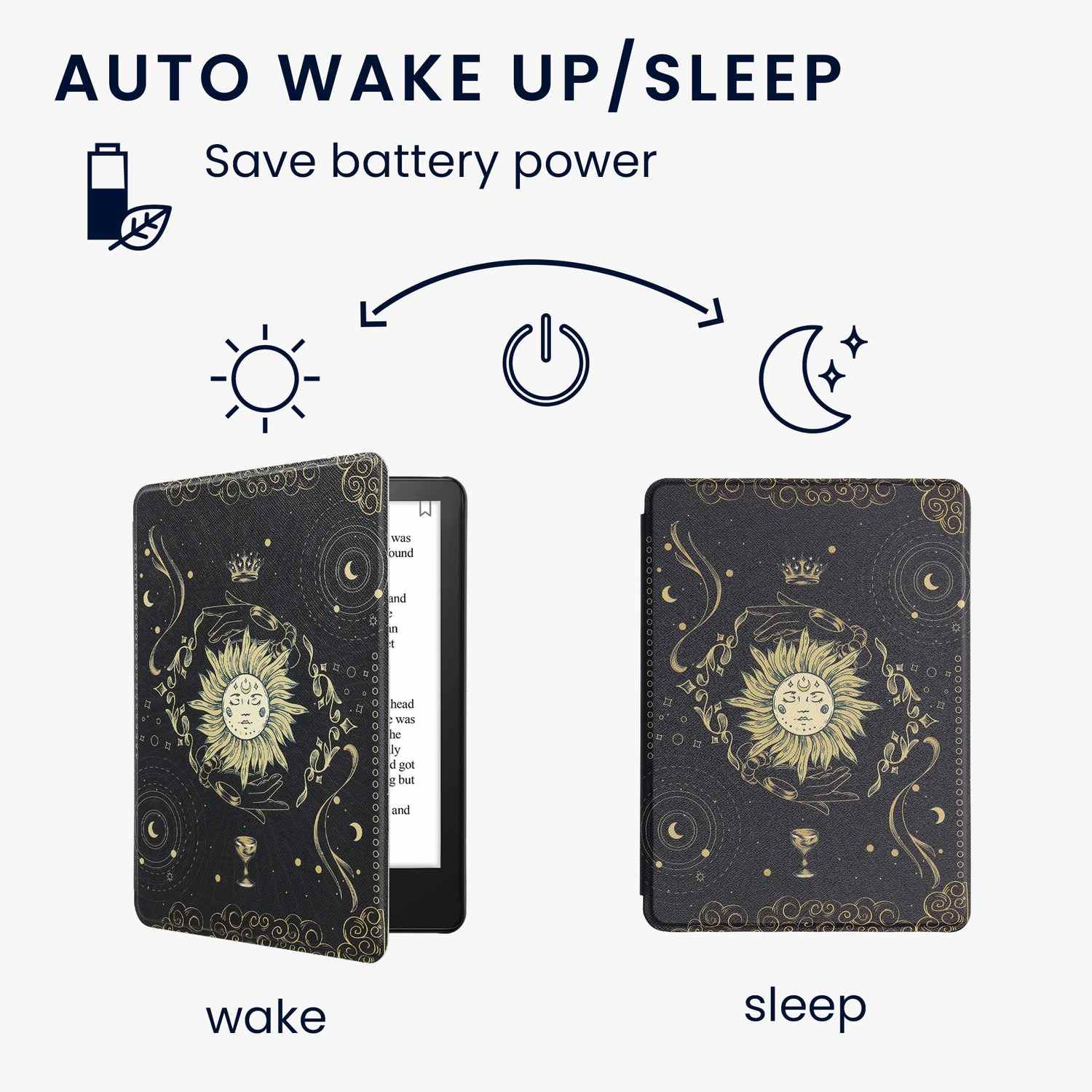 Puzdro KW Mobile - Tarot Card - KW5625669 - pre Amazon Kindle Paperwhite 5 (2021) - viacfarebné