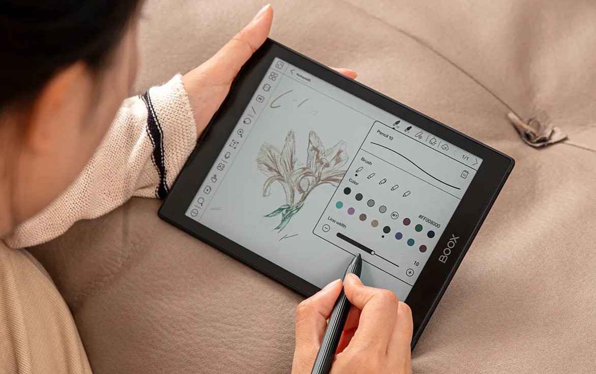 Onyx Boox Nova Air C - 32 GB, WiFi, 7,8 ", BT, audio, Android 11, biely, Wacom stylus
