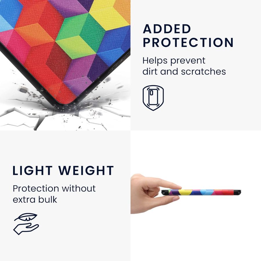 Puzdro KW Mobile - Colorful Blocks - KW5719403 - pre Amazon Kindle Paperwhite 4 (2018) - viacfarebné