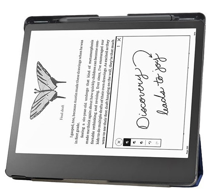 Puzdro B-Safe Stand 3452 na Amazon Kindle Scribe - tmavo modré
