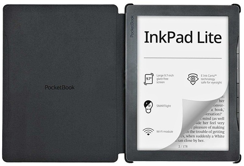 Púzdro HN-SL-PU-970-BK-WW pre Pocketbook 970 InkPad Lite - čierne, orig.