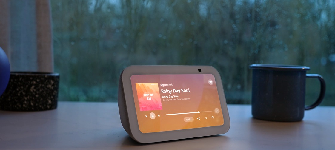 AMAZON ECHO SHOW 5 (2023, 3.GEN) - hlasový asistent s displejom 5,5" - čierny