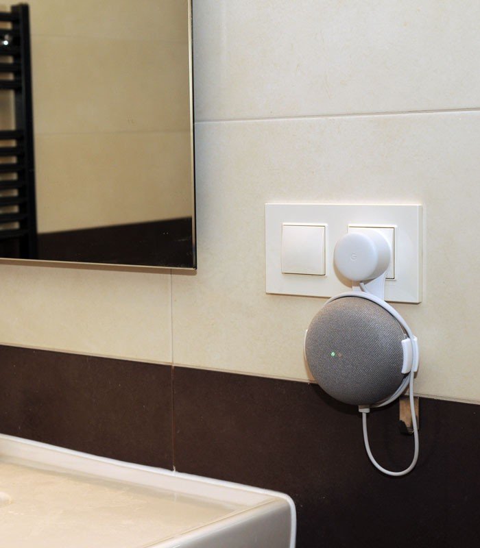B-SAFE DRŽIAK GOOGLE HOME MINI CHARGER WALL MOUNT, BIELÝ