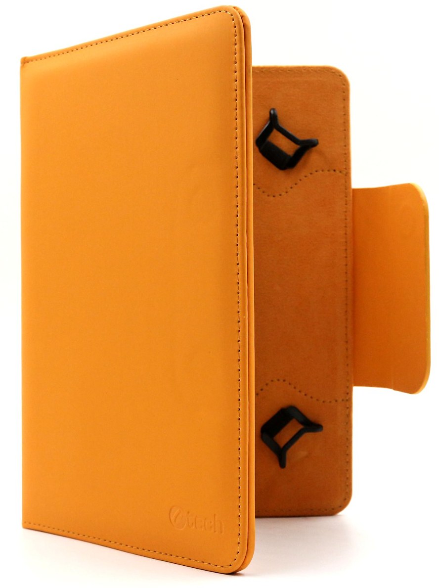 C-TECH PROTECT NUTKC-01O - púzdro univerzálne s klávesnicou pre 7"-7,85" tablety, FlexGrip - oranžové