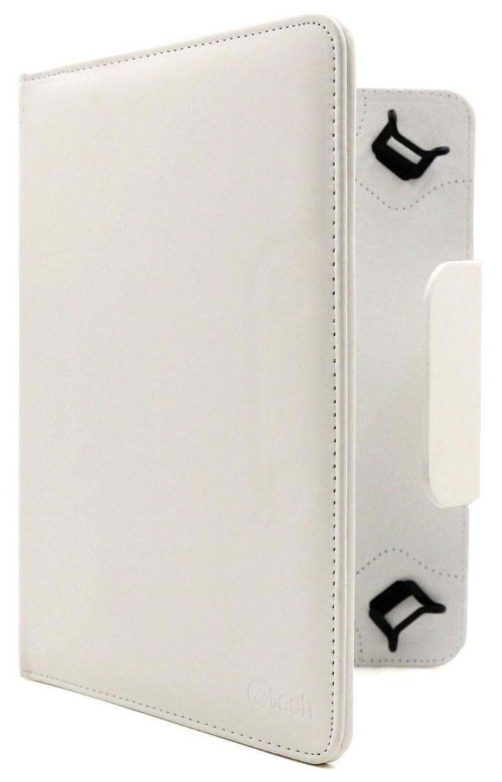 C-TECH PROTECT NUTKC-04W - púzdro univerzálne s klávesnicou pre 9,7"-10,1" tablety, FlexGrip - biele