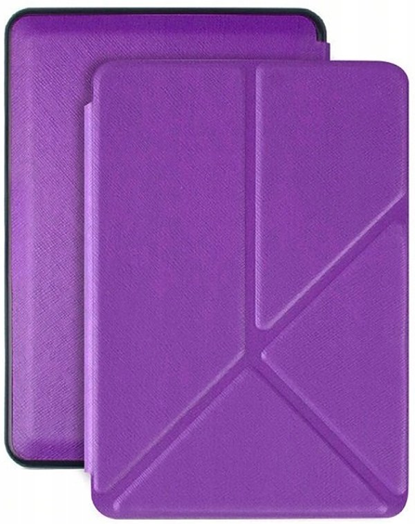 Puzdro Origami Durable Lock pre Pocketbook 614 / 615 / 624 / 625 / 626 - fialové, stojan, magnet