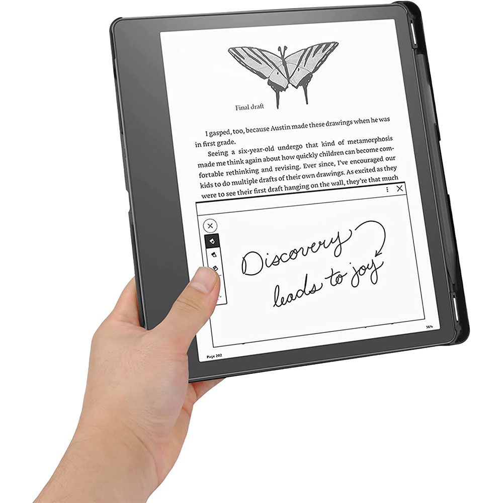 Puzdro Durable Lock Origami DL-204 na Amazon Kindle Scribe - fialové