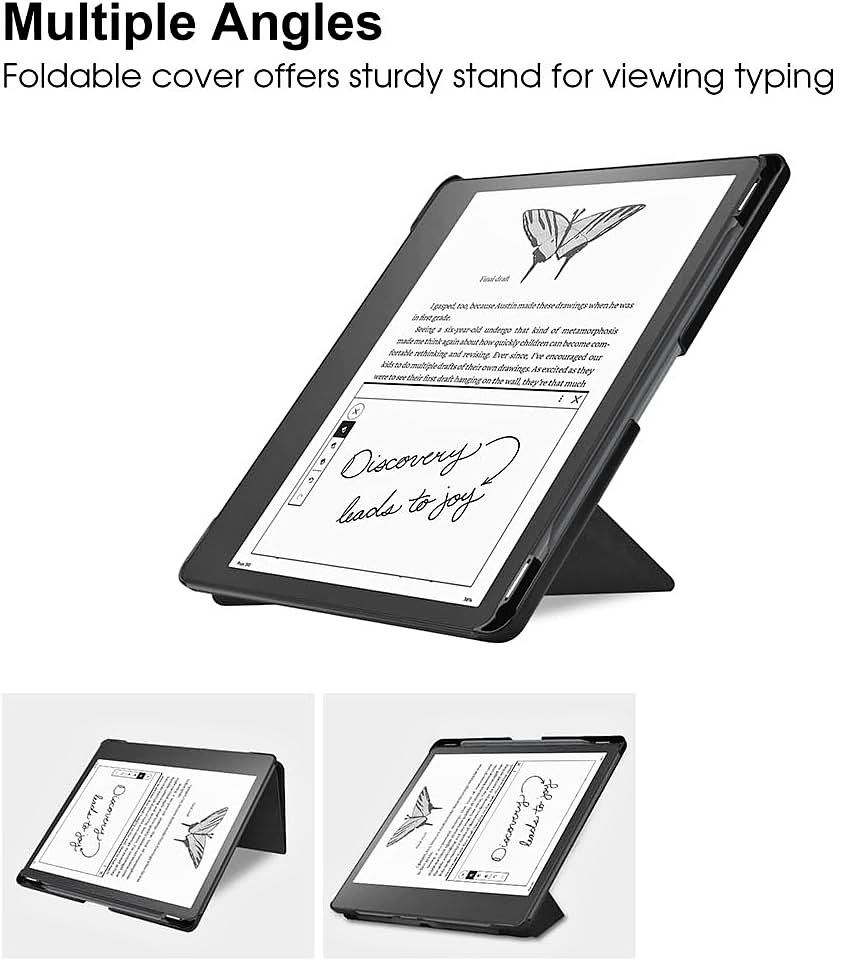 Puzdro Durable Lock Origami DL-205 na Amazon Kindle Scribe - hnedé