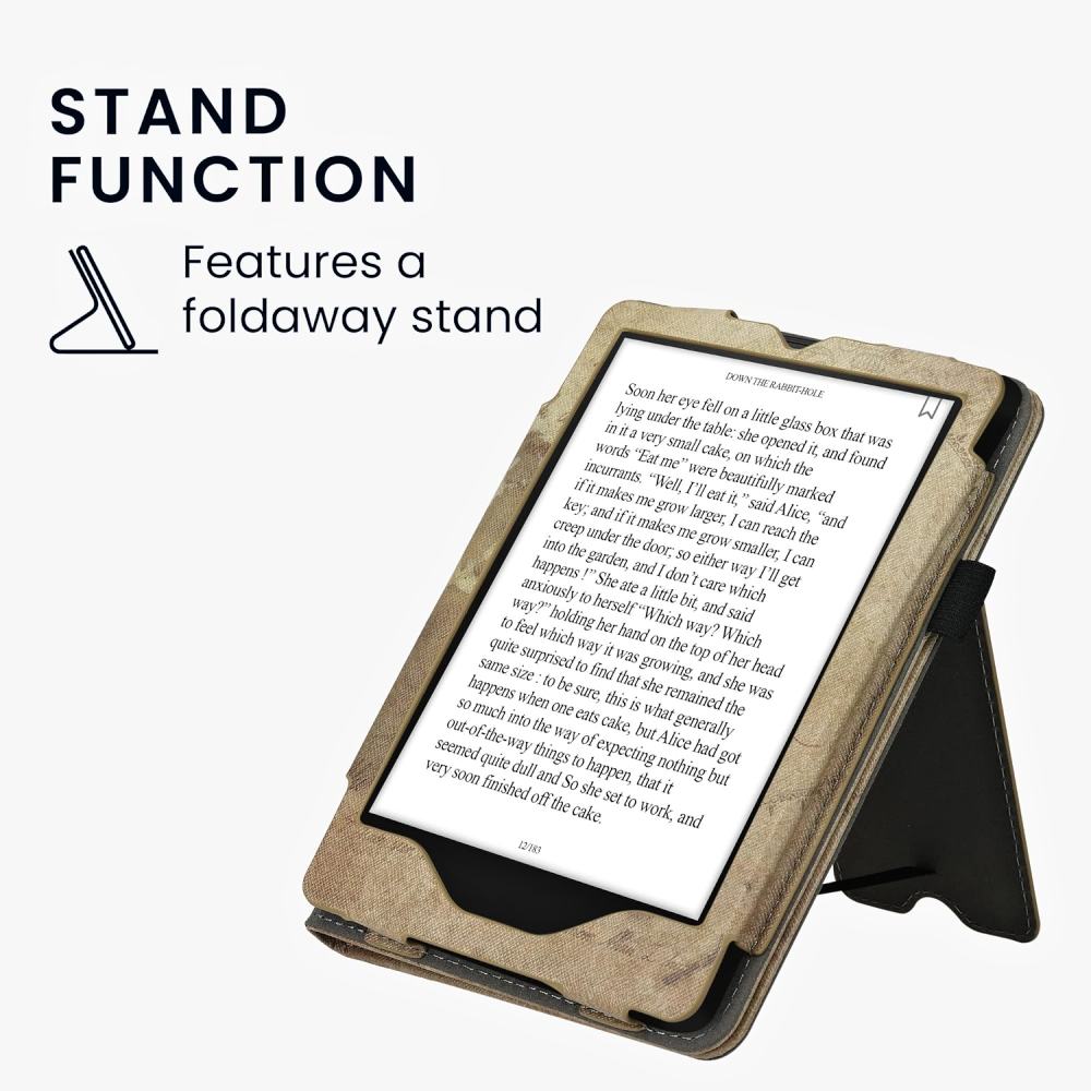 Puzdro KW Mobile Travel Vintage - KW5721006 - pre Amazon Kindle Paperwhite 5 (2021) - viacfarebné