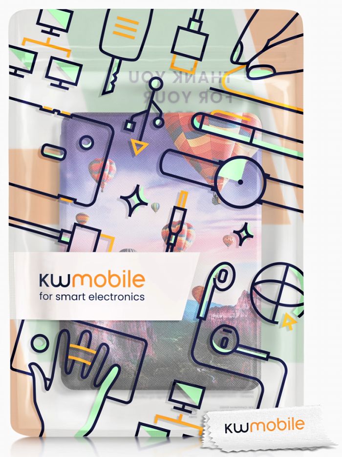 Puzdro KW Mobile - Hot Air Balloons - KW5625621 - pre Amazon Kindle Paperwhite 5 (2021) - viacfarebné