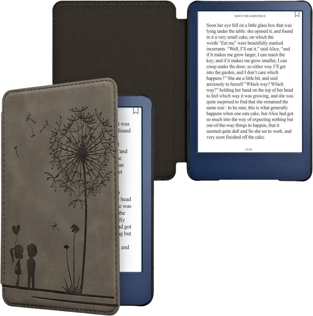 Puzdro KW Mobile - Dandelion Love - KW5999002 - pre Amazon Kindle 2022 - šedé