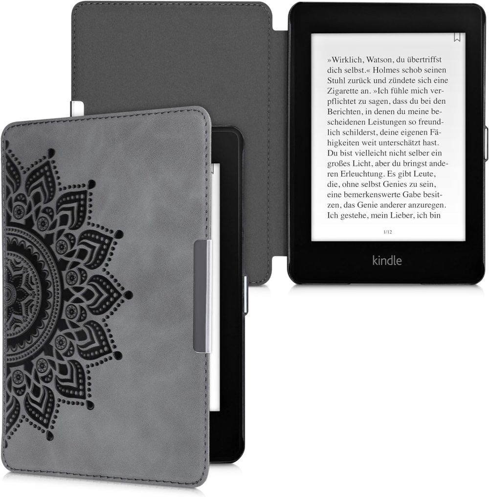 Púzdro KW Mobile - Rising Sun - KW4897516 - pre Amazon Kindle Paperwhite 4 (2018) - šedé