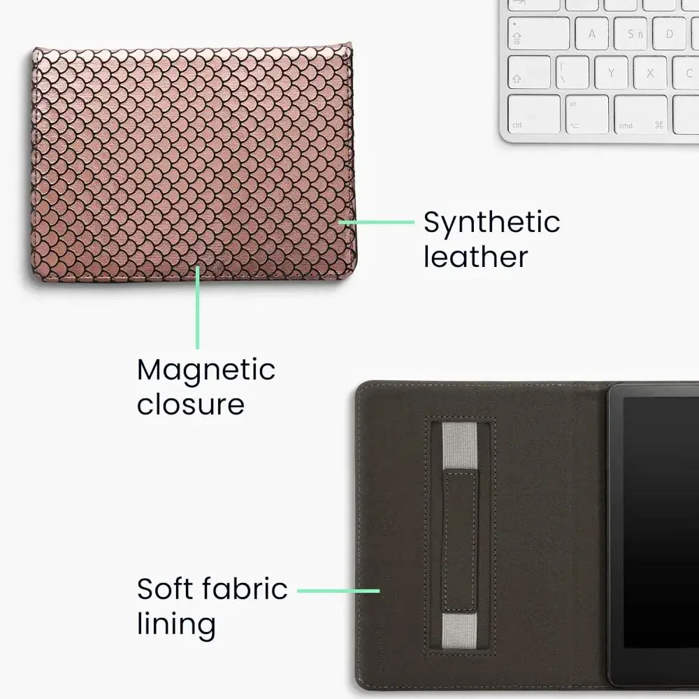 Puzdro KW Mobile - Shiny Patterns - KW5781021 - pre Amazon Kindle Paperwhite 5 (2021) - viacfarebné, vrecko na ruku