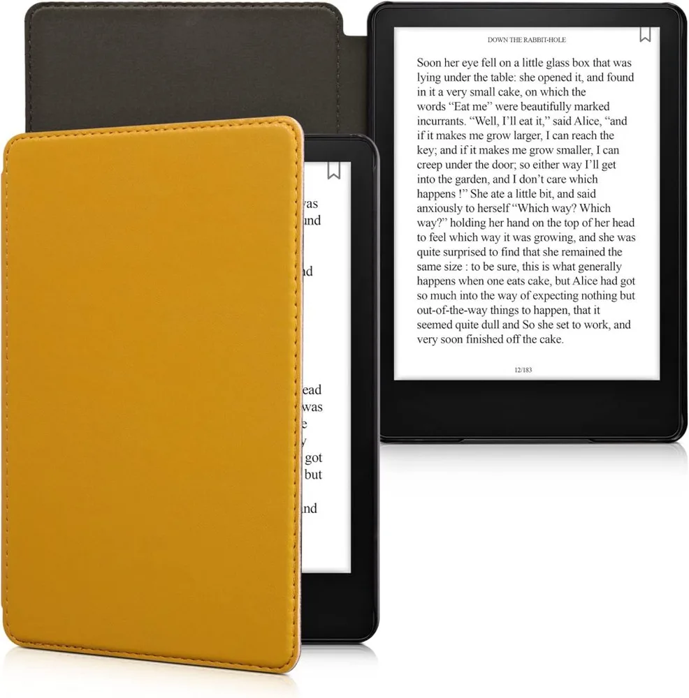 Puzdro KW Mobile - Flip Yellow - KW5715906 - pre Amazon Kindle Paperwhite 5 (2021) - žlté